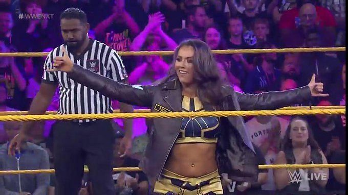Tegan Nox returned to action this week on NXT